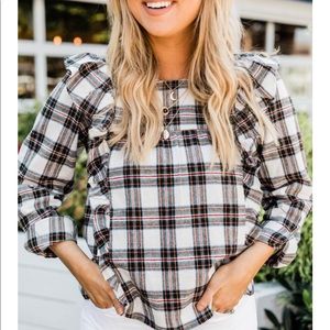 Texas Plaid Blouse